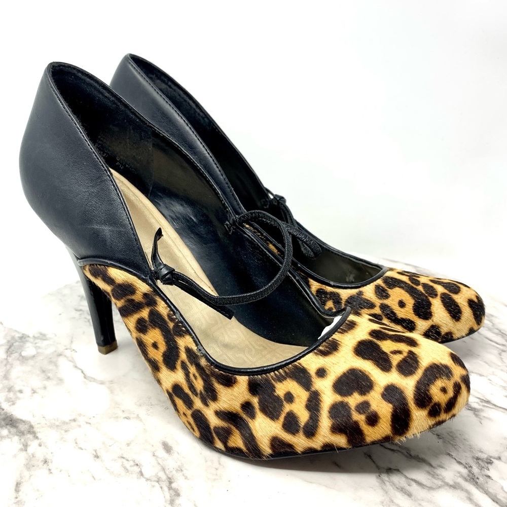 Rockport//AdiPrene By Adidas Presia Mary Jane Two Tone Leopard pumps 43/11.5 - Picture 1 of 16